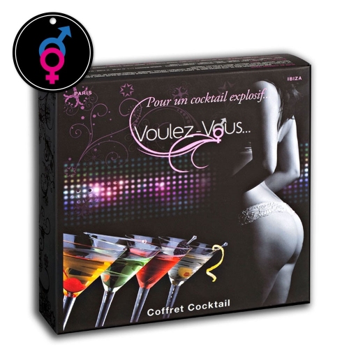 Coffret de massage coquin spécial Cocktails