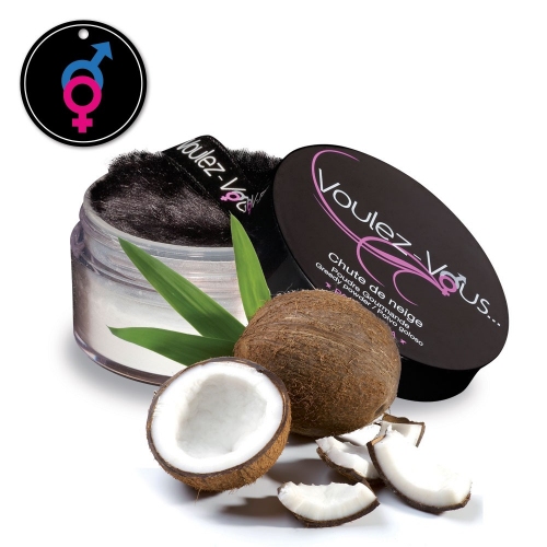 Poudre comestible Chute de Neige Noix de Coco