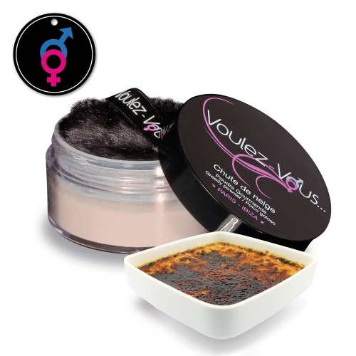 Poudre Gourmande - Crème brûlée - CHUTE DE NEIGE - by Voulez-Vous...