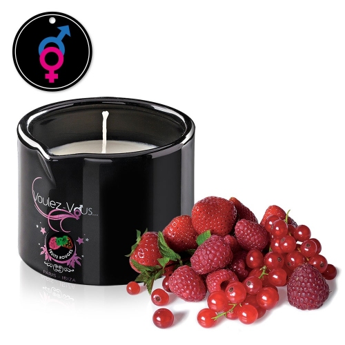 Massage candle Red Berries - ALLUME-MOI by Voulez-Vous...