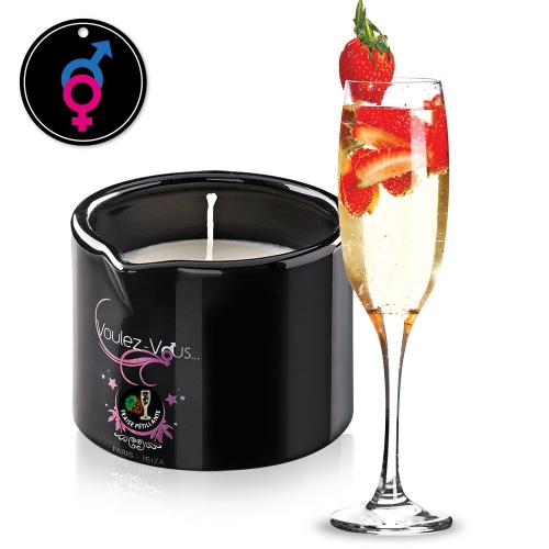 Massage candle Berry Sparkling wine - ALLUME-MOI by Voulez-Vous...