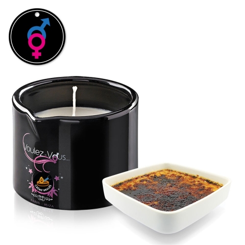 Massage candle Crème brulée - ALLUME-MOI by Voulez-Vous...