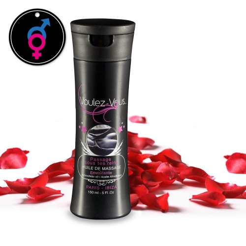 Massage oil PASSAGE SOUS TES REINS Envoûtante – Petals of rose