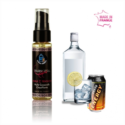 Huile chauffante – Vodka Energy - L’HUILE DE LA TENTATION – by Voulez-Vous…