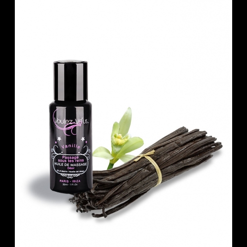 Massage oil PASSAGE SOUS TES REINS Désir - Vanilla